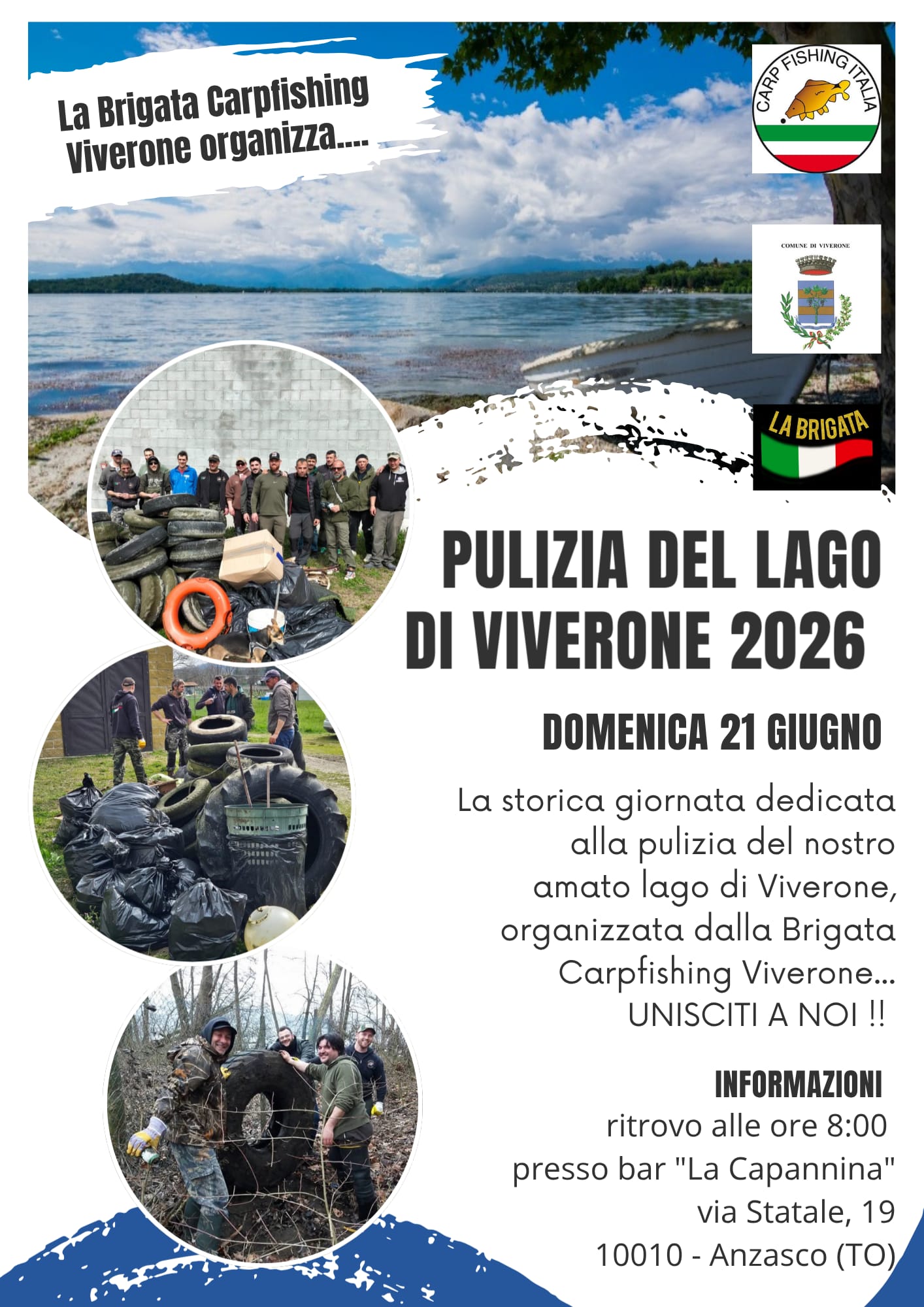 Pulizia del lago